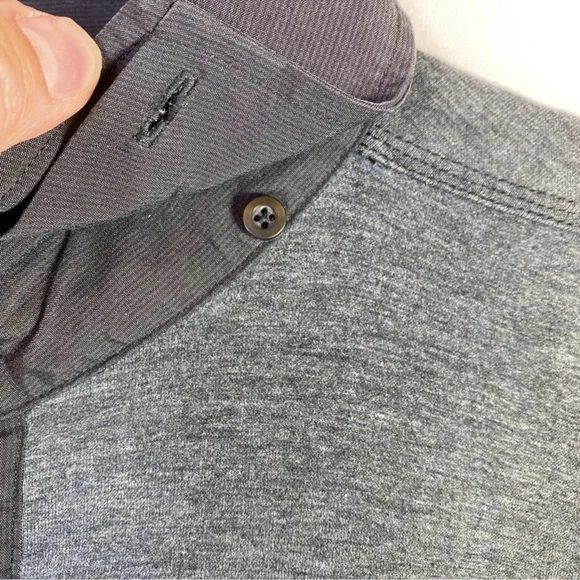 lululemon athletica Men's Gray Polo Shirt - Picture 9 of 12